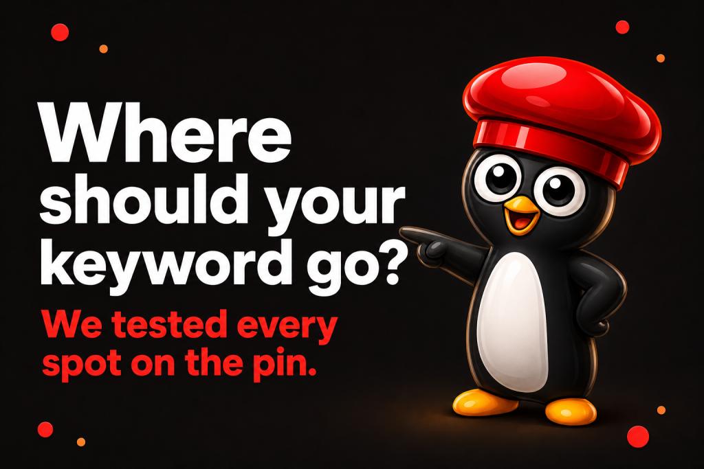 Where Should You Put Your Keyword on Pinterest?